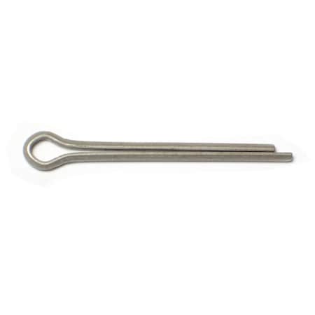 Midwest Fastener  Cotter Pin, 3/16 in Dia, 2 in L, Stainless Steel 61254